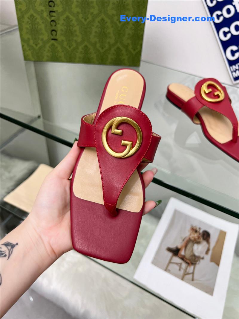 Gvc*1 flat heel slippers