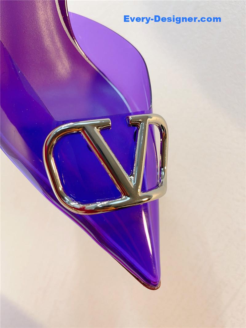 Va1e*ntin0 spring summer all-match high-heeled slippers