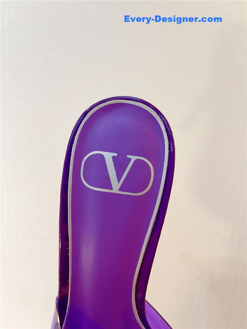 Va1e*ntin0 spring summer all-match high-heeled slippers