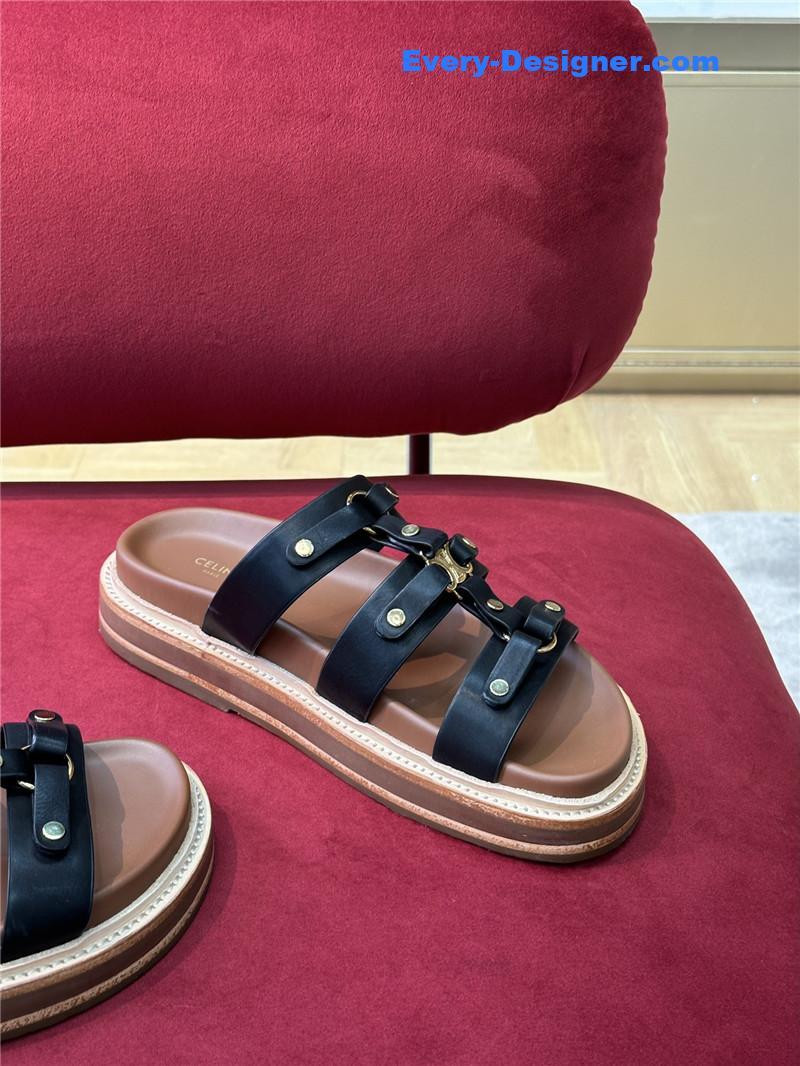 Ce1i*e spring and summer triumphal arch roman slippers