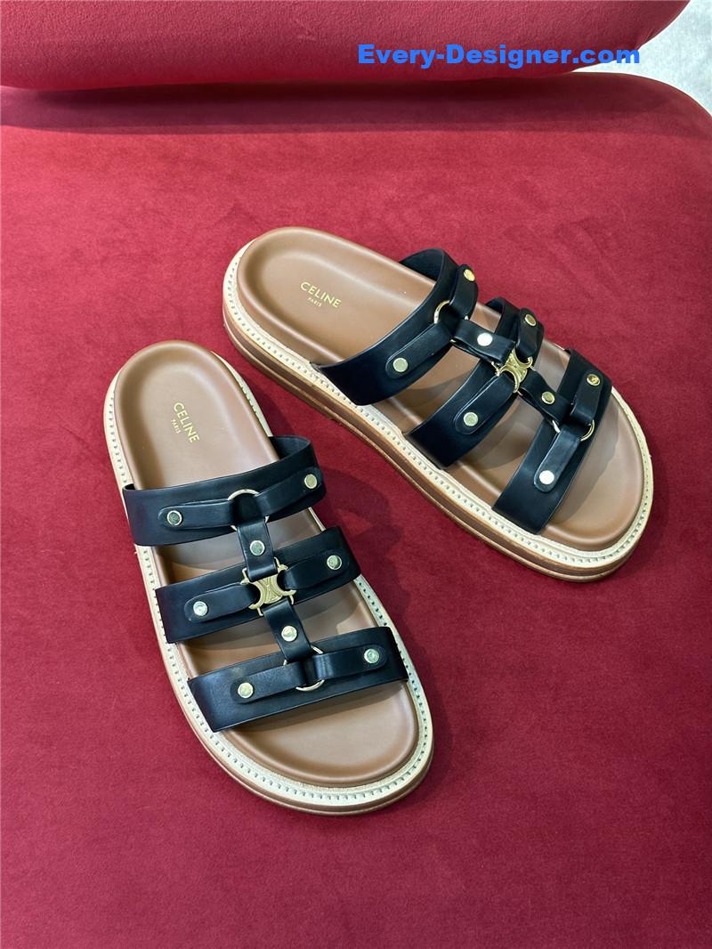 Ce1i*e spring and summer triumphal arch roman slippers