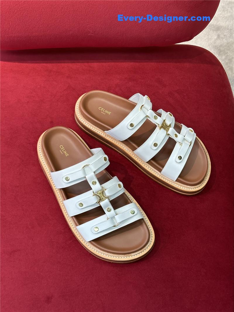 Ce1i*e spring and summer triumphal arch roman slippers