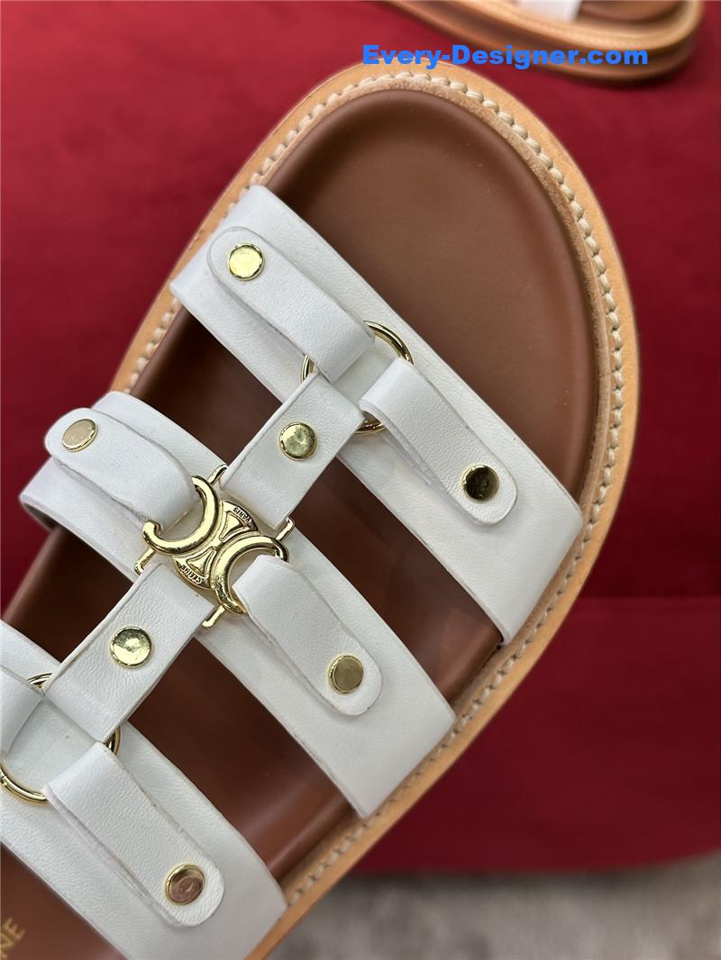 Ce1i*e spring and summer triumphal arch roman slippers