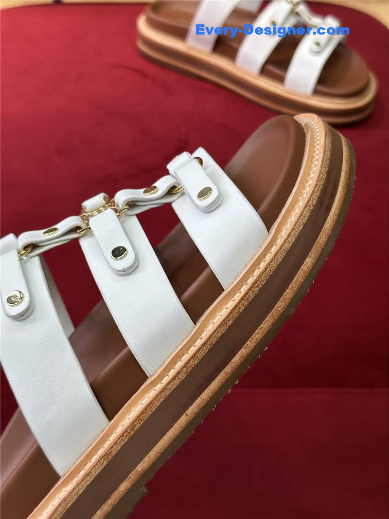 Ce1i*e spring and summer triumphal arch roman slippers