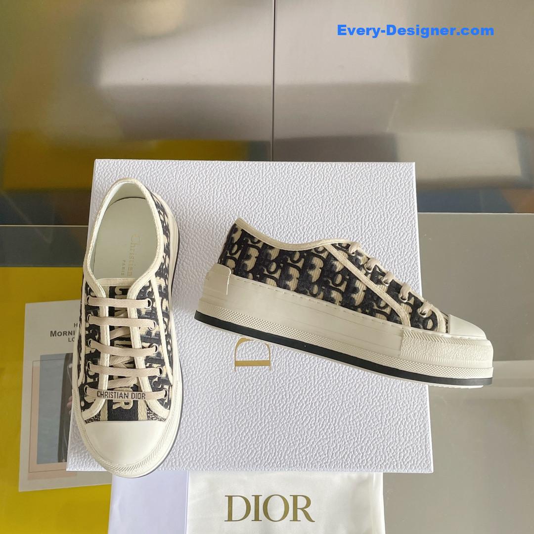 D10r couple platform canvas shoes