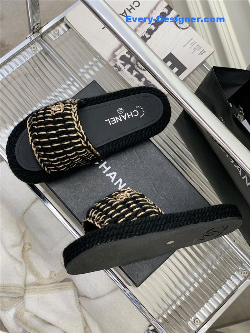 CC new woven slippers