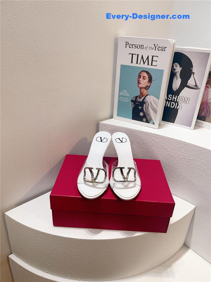 valentino spring summer all-match high-heeled slippers
