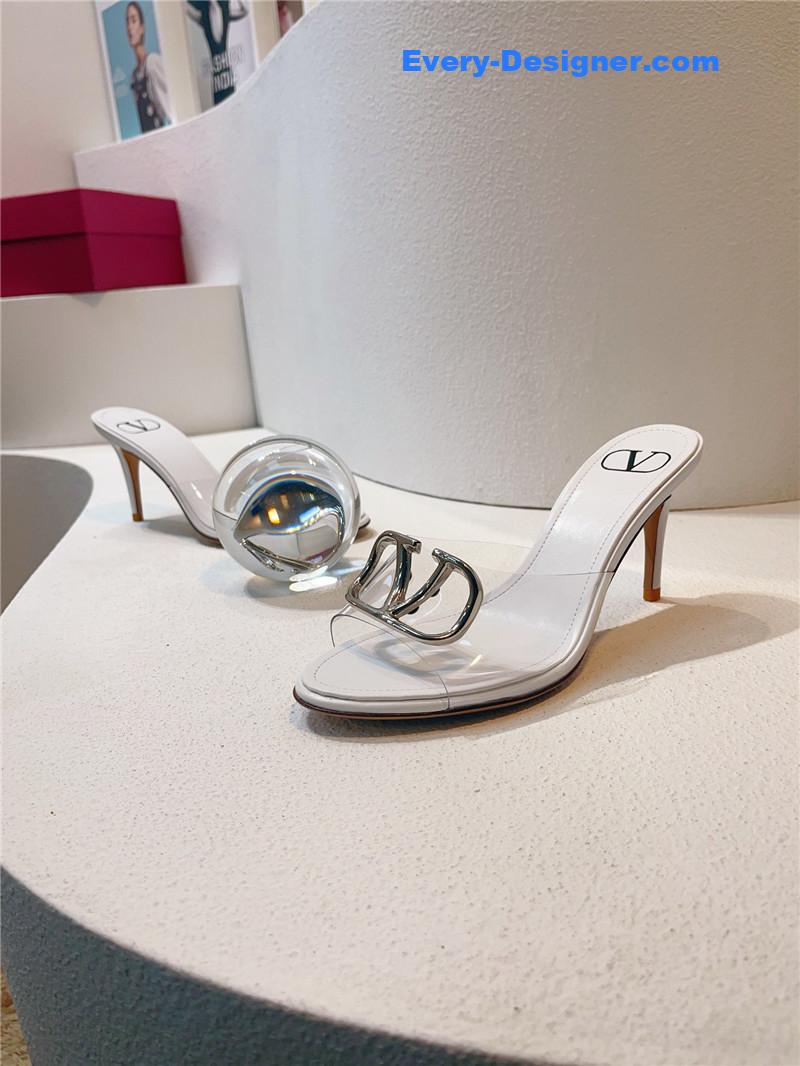 valentino spring summer all-match high-heeled slippers