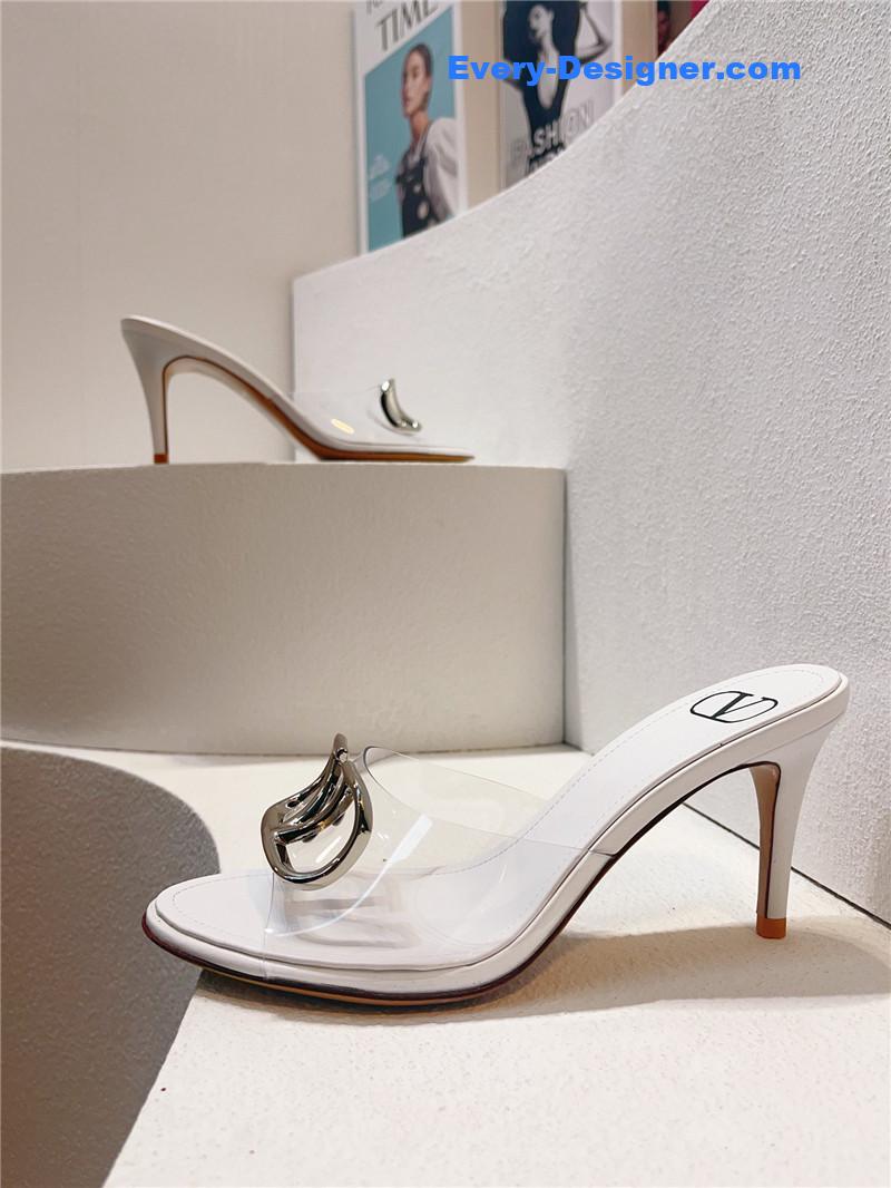 valentino spring summer all-match high-heeled slippers