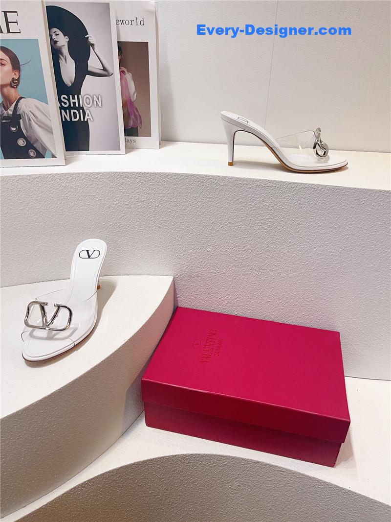 valentino spring summer all-match high-heeled slippers