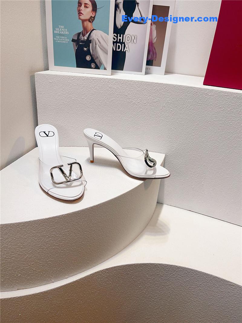 valentino spring summer all-match high-heeled slippers
