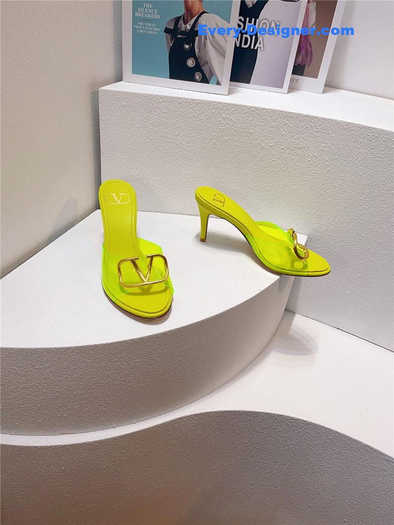 valentino spring summer all-match high-heeled slippers