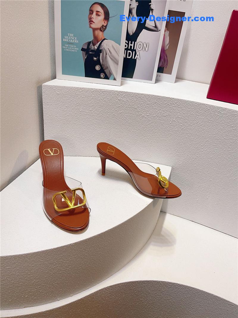 valentino spring summer all-match high-heeled slippers