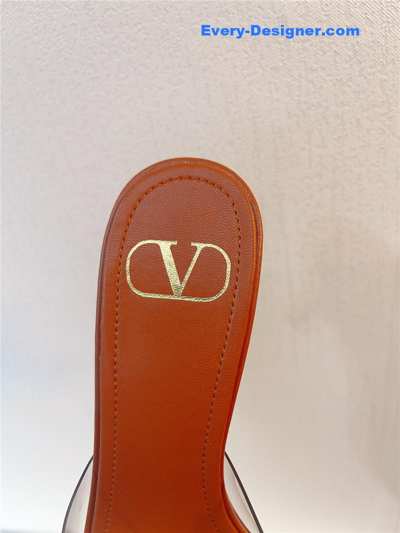Va1e*ntin0 spring summer all-match high-heeled slippers
