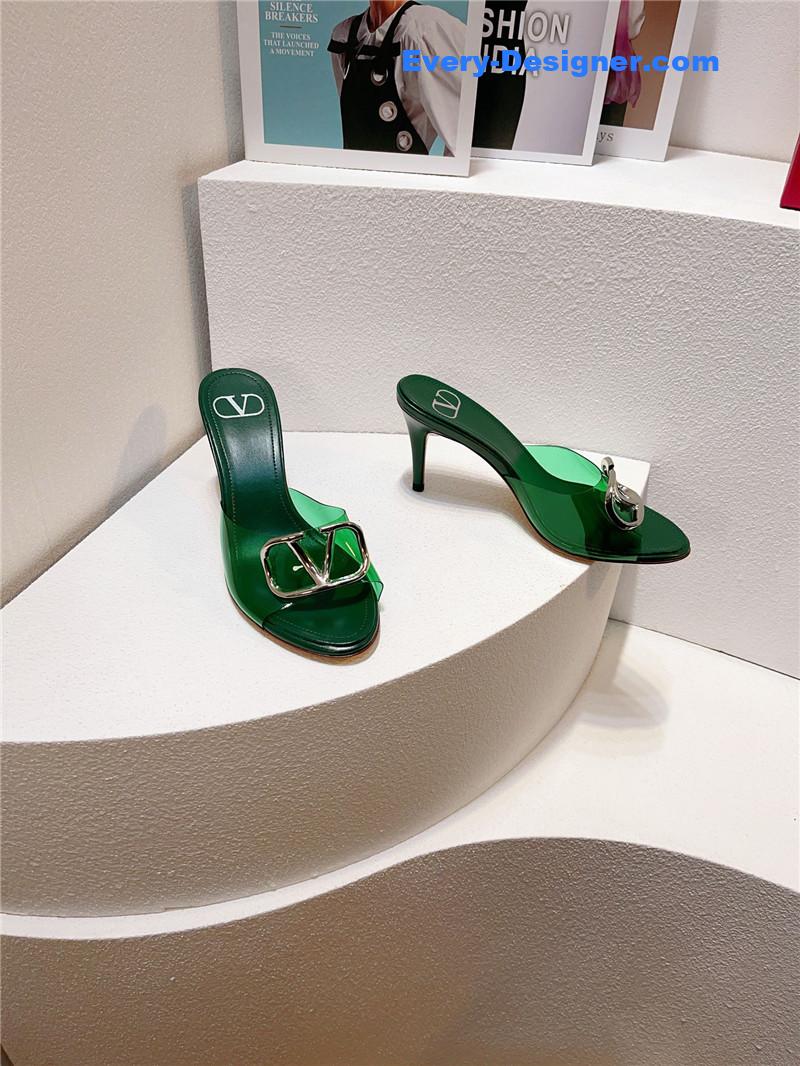 valentino spring summer all-match high-heeled slippers