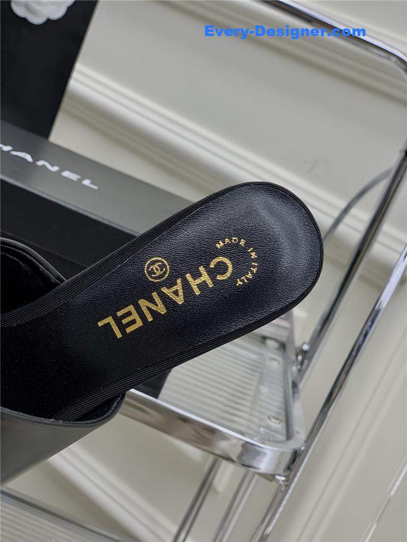 CC pointed toe stiletto mules