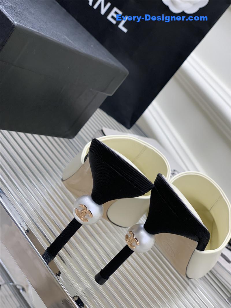 CC pointed toe stiletto mules