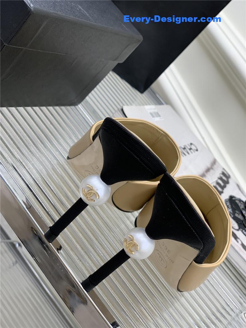 CC pointed toe stiletto mules