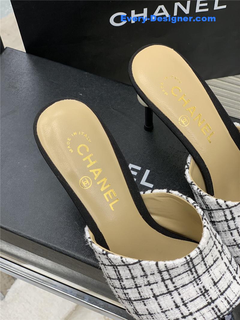 CC pointed toe stiletto mules