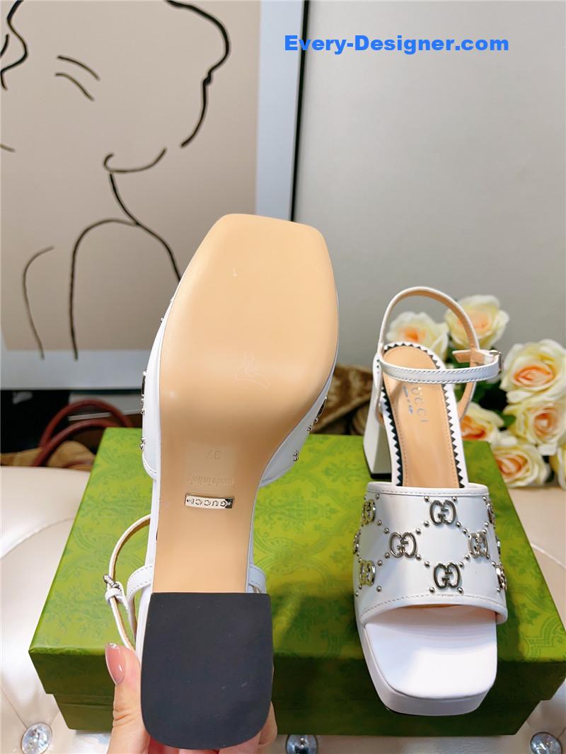 Gvc*1 gg buckle platform high heels