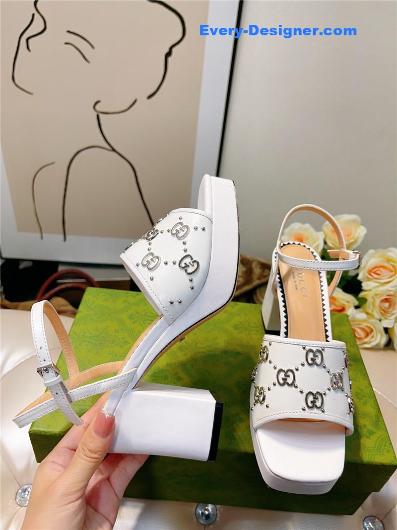 Gvc*1 gg buckle platform high heels