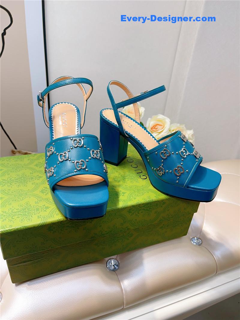 Gvc*1 gg buckle platform high heels