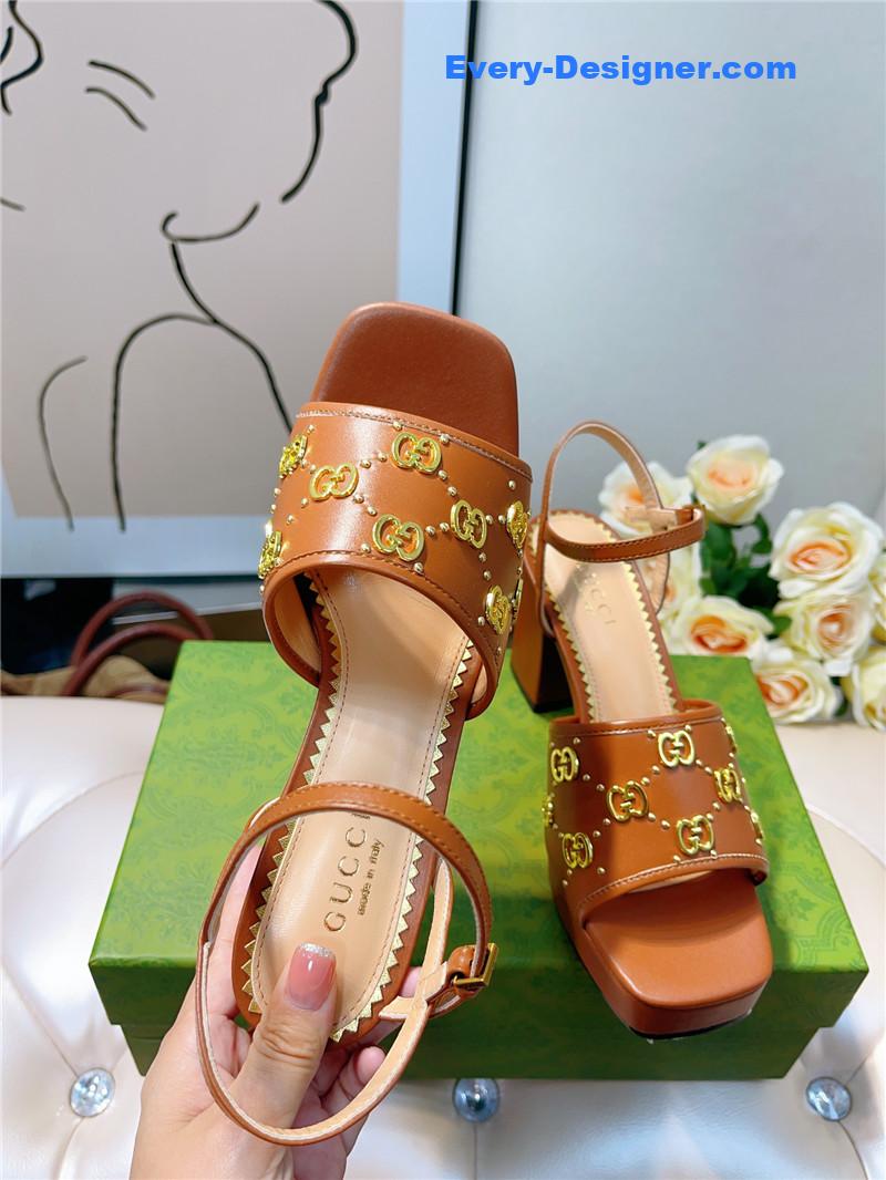 Gvc*1 gg buckle platform high heels