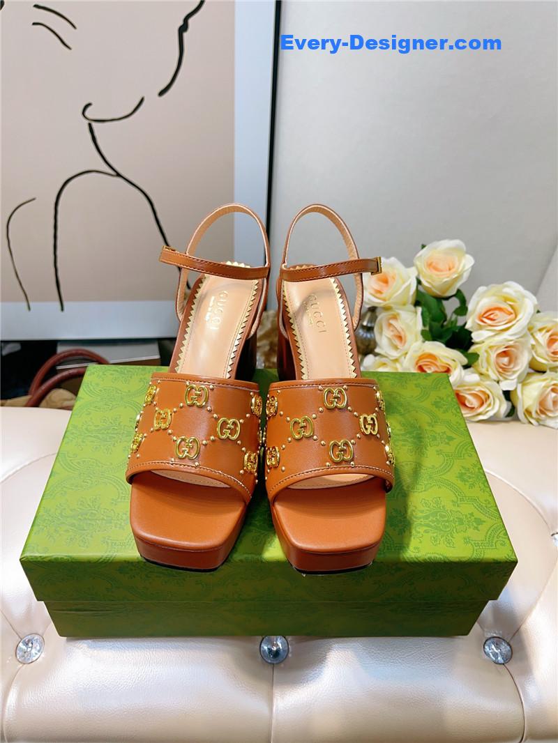Gvc*1 gg buckle platform high heels