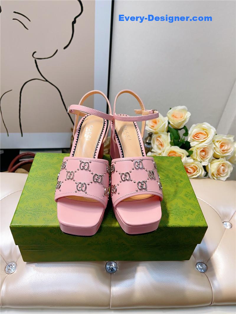 Gvc*1 gg buckle platform high heels