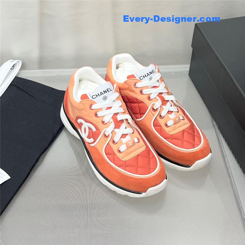 Chanel patchwork casual sneakers