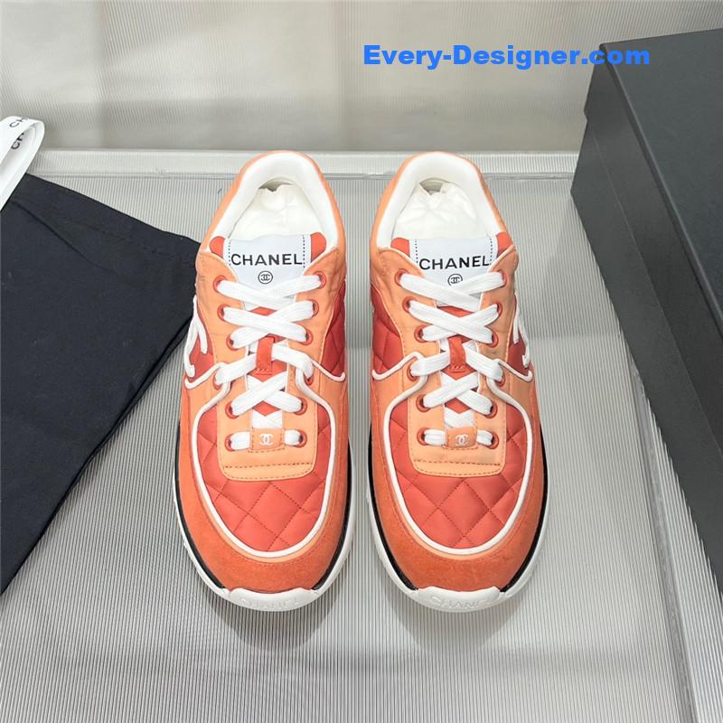 Ch**el patchwork casual sneakers