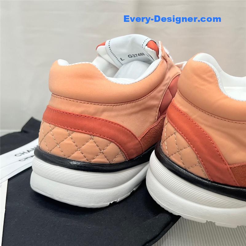 Ch**el patchwork casual sneakers