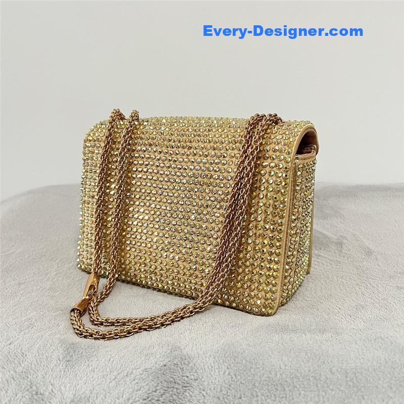 Va1e*ntin0 one stud crystal micro bag