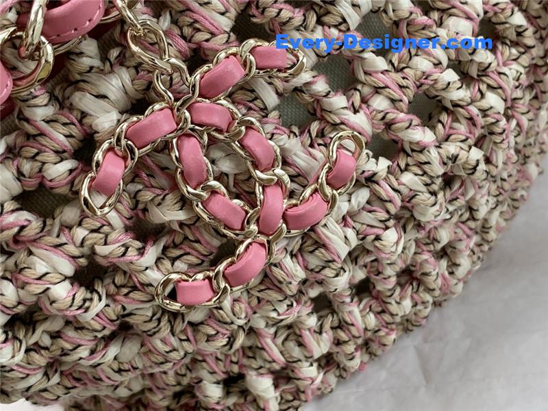 Ch**el straw bag