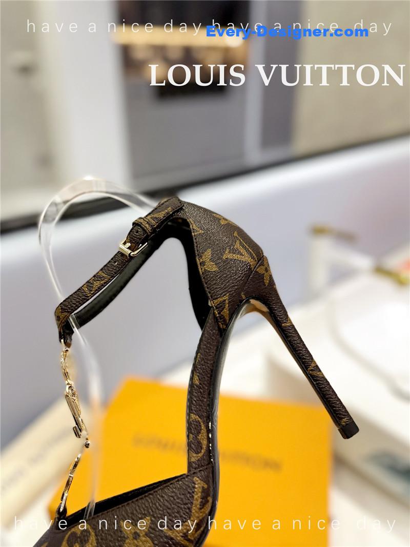 l0vis Vvtt0n lv fashion bazaar metal chain high heels