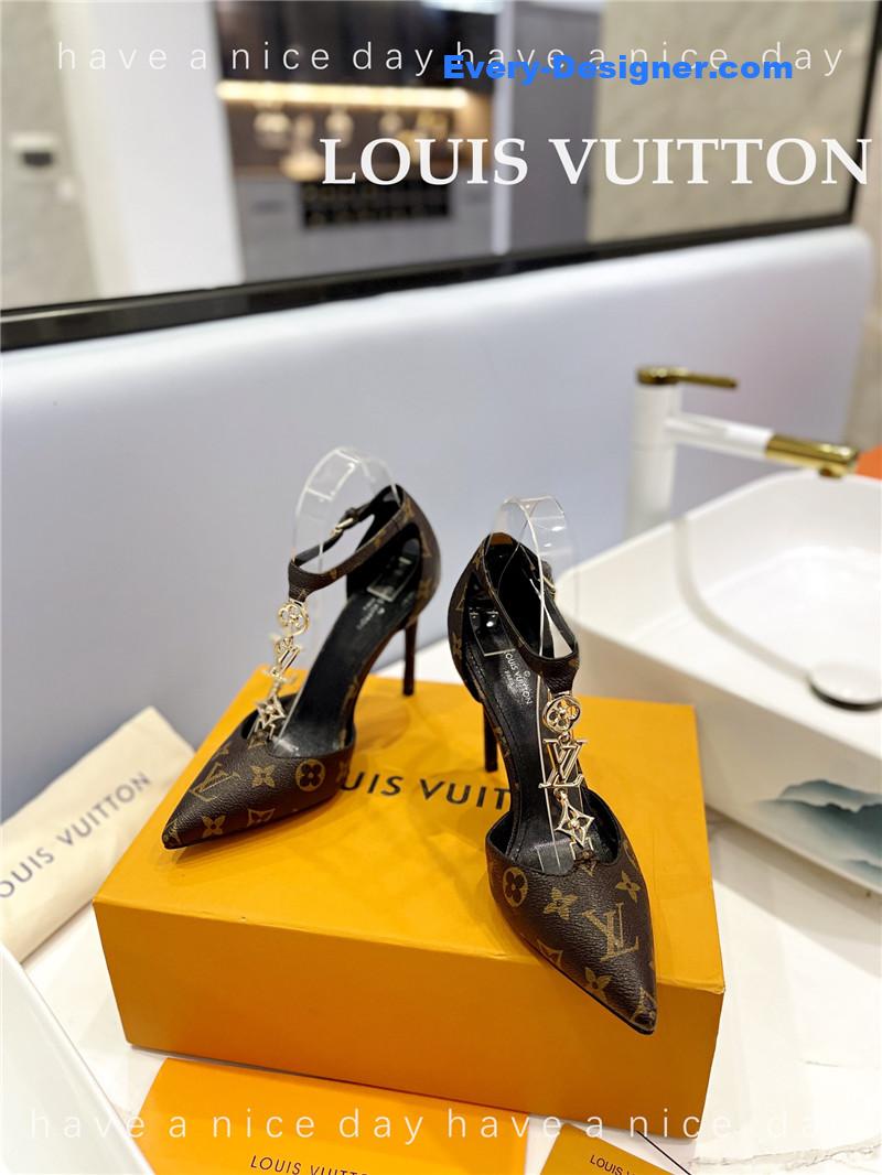 l0vis Vvtt0n lv fashion bazaar metal chain high heels
