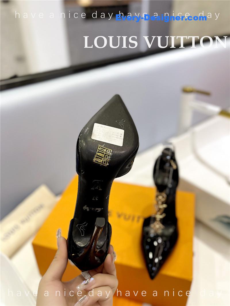 l0vis Vvtt0n lv fashion bazaar metal chain high heels