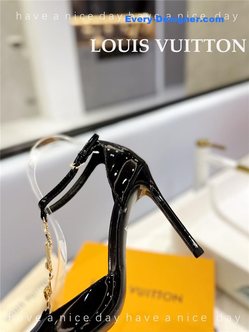 l0vis Vvtt0n lv fashion bazaar metal chain high heels