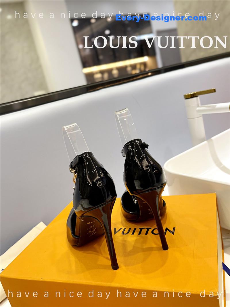 l0vis Vvtt0n lv fashion bazaar metal chain high heels