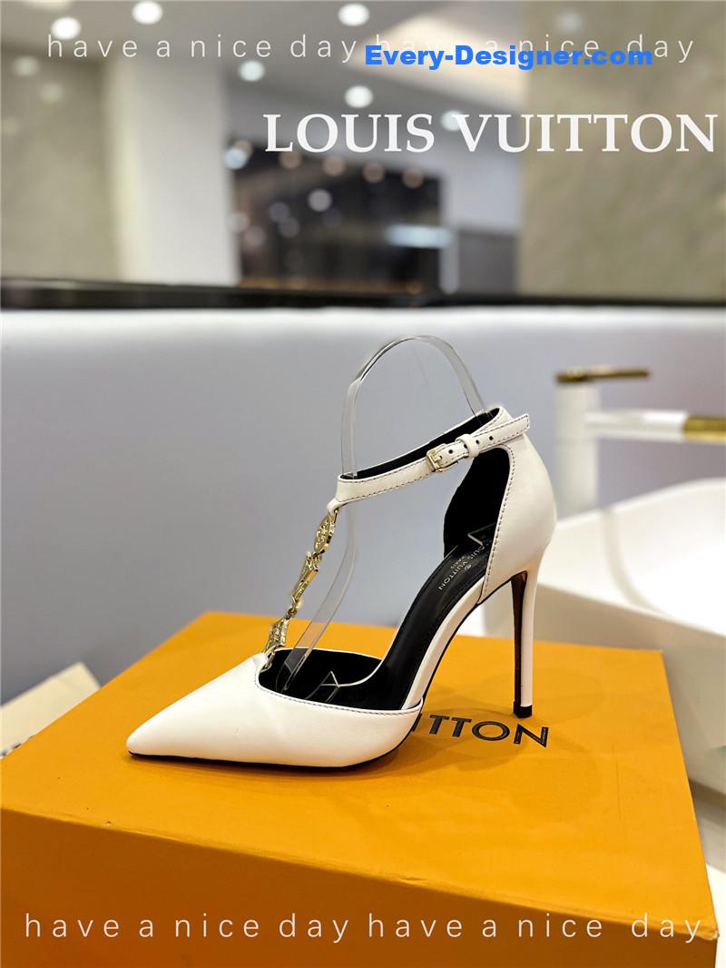 l0vis Vvtt0n lv fashion bazaar metal chain high heels