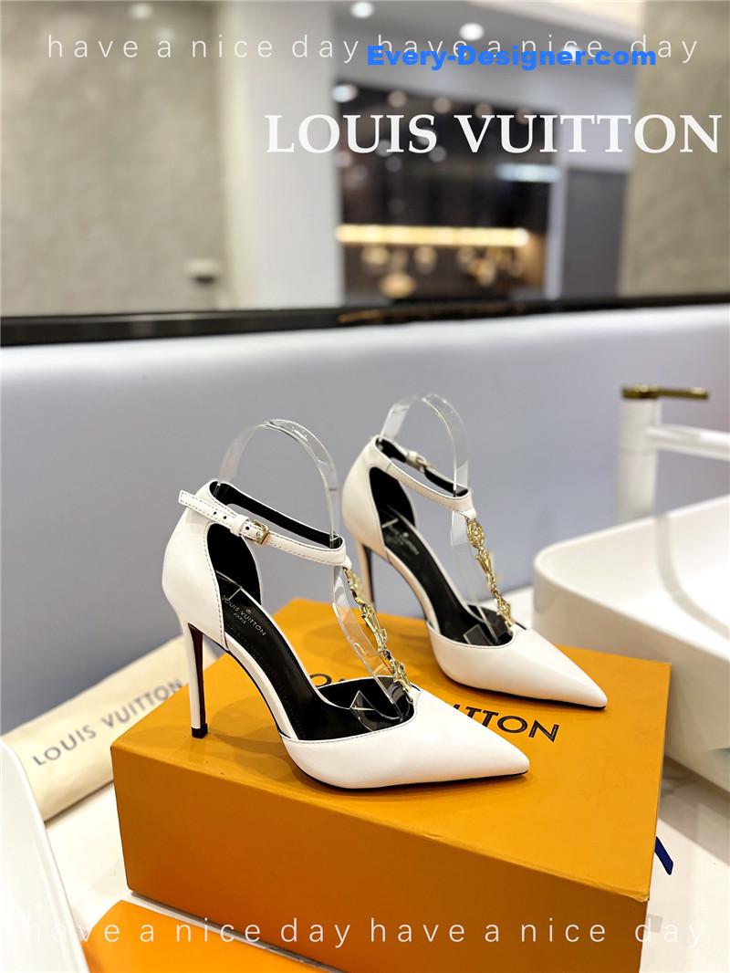 l0vis Vvtt0n lv fashion bazaar metal chain high heels