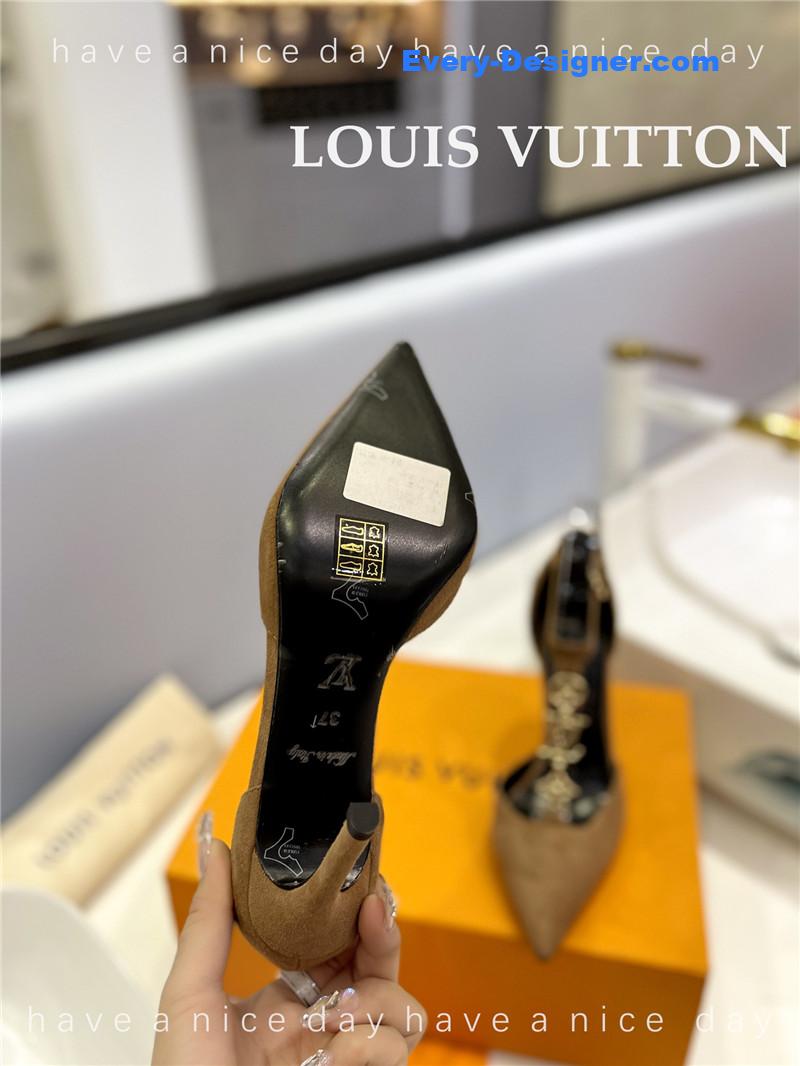 l0vis Vvtt0n lv fashion bazaar metal chain high heels