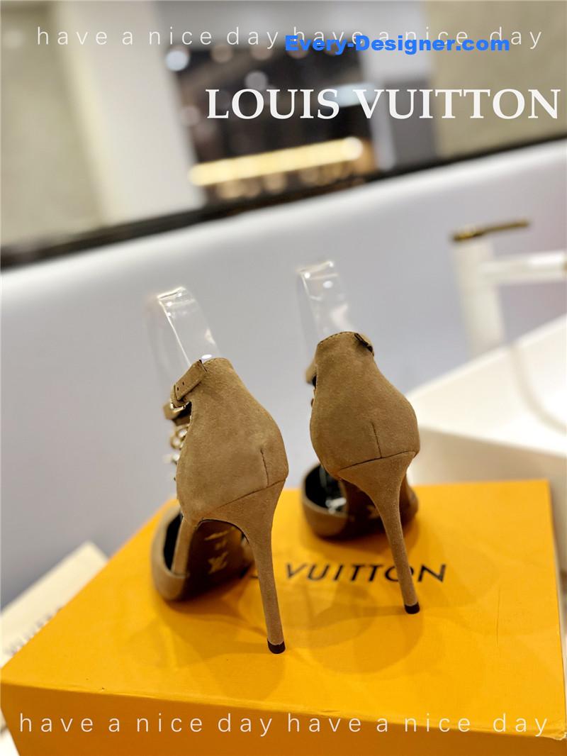 l0vis Vvtt0n lv fashion bazaar metal chain high heels