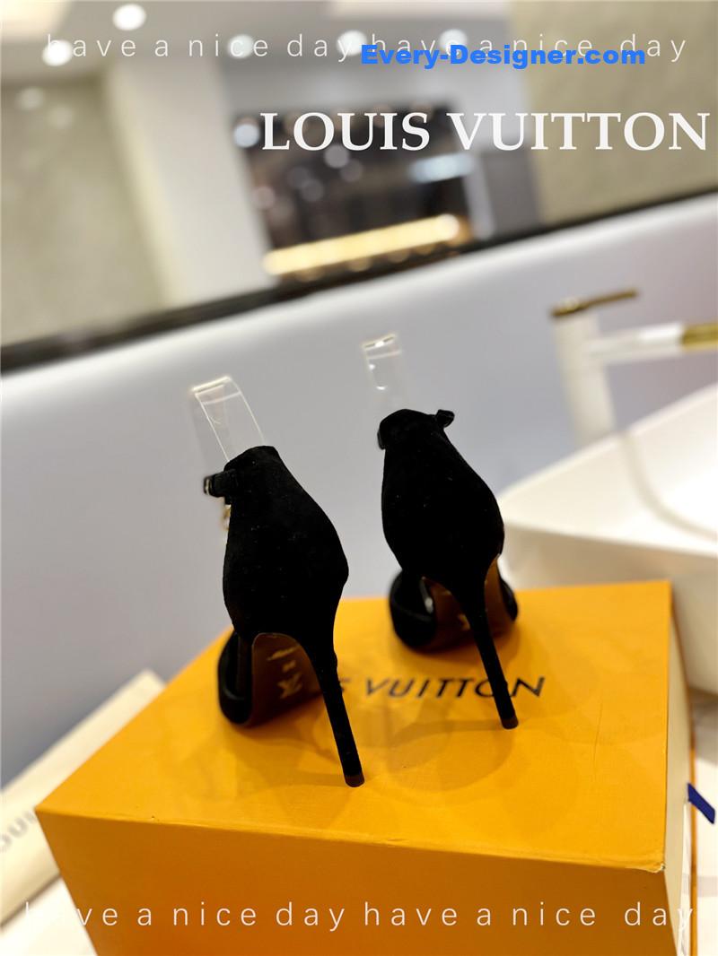 l0vis Vvtt0n lv fashion bazaar metal chain high heels