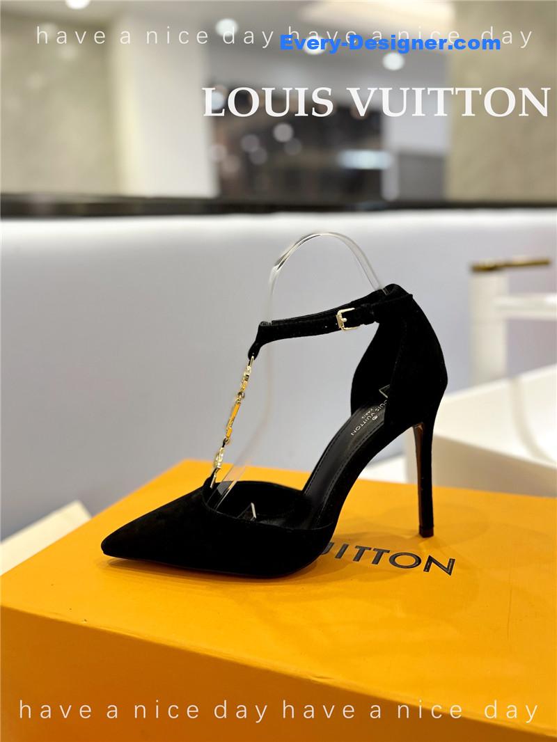 l0vis Vvtt0n lv fashion bazaar metal chain high heels