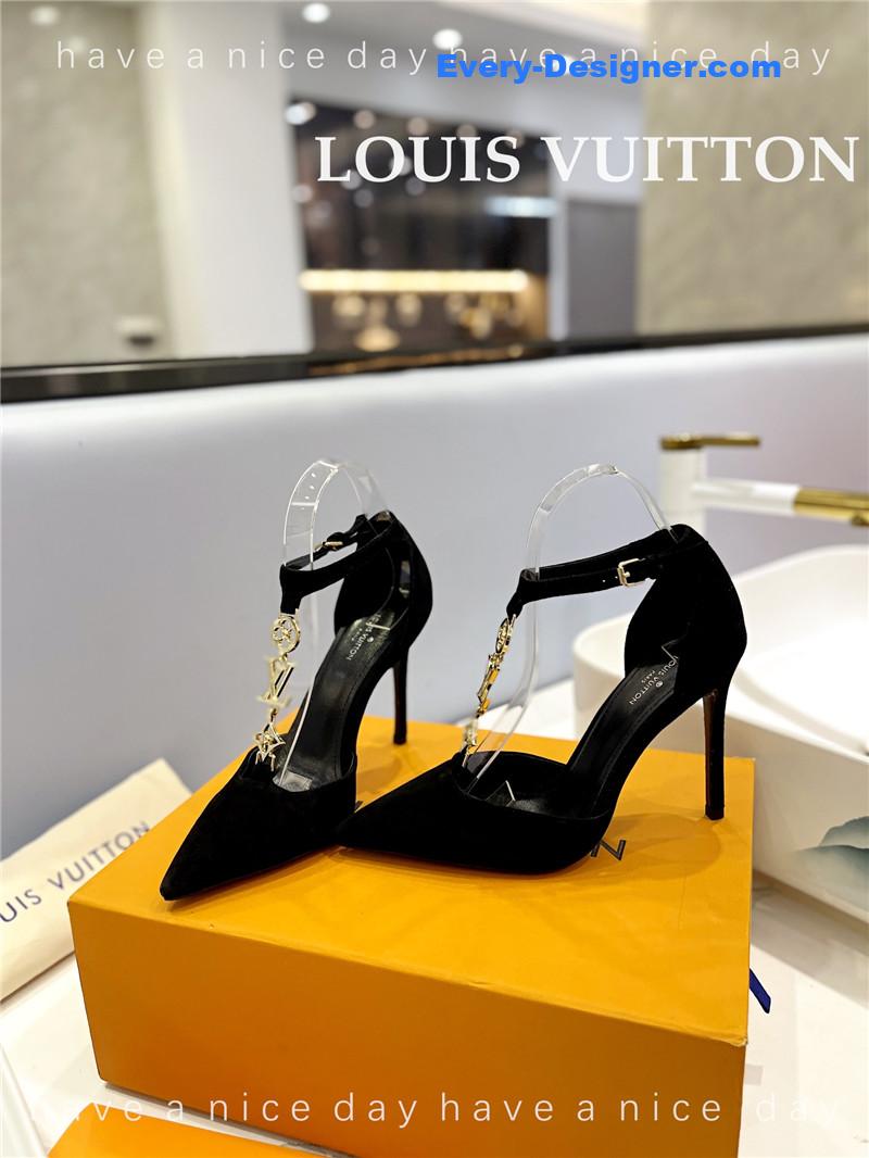 l0vis Vvtt0n lv fashion bazaar metal chain high heels