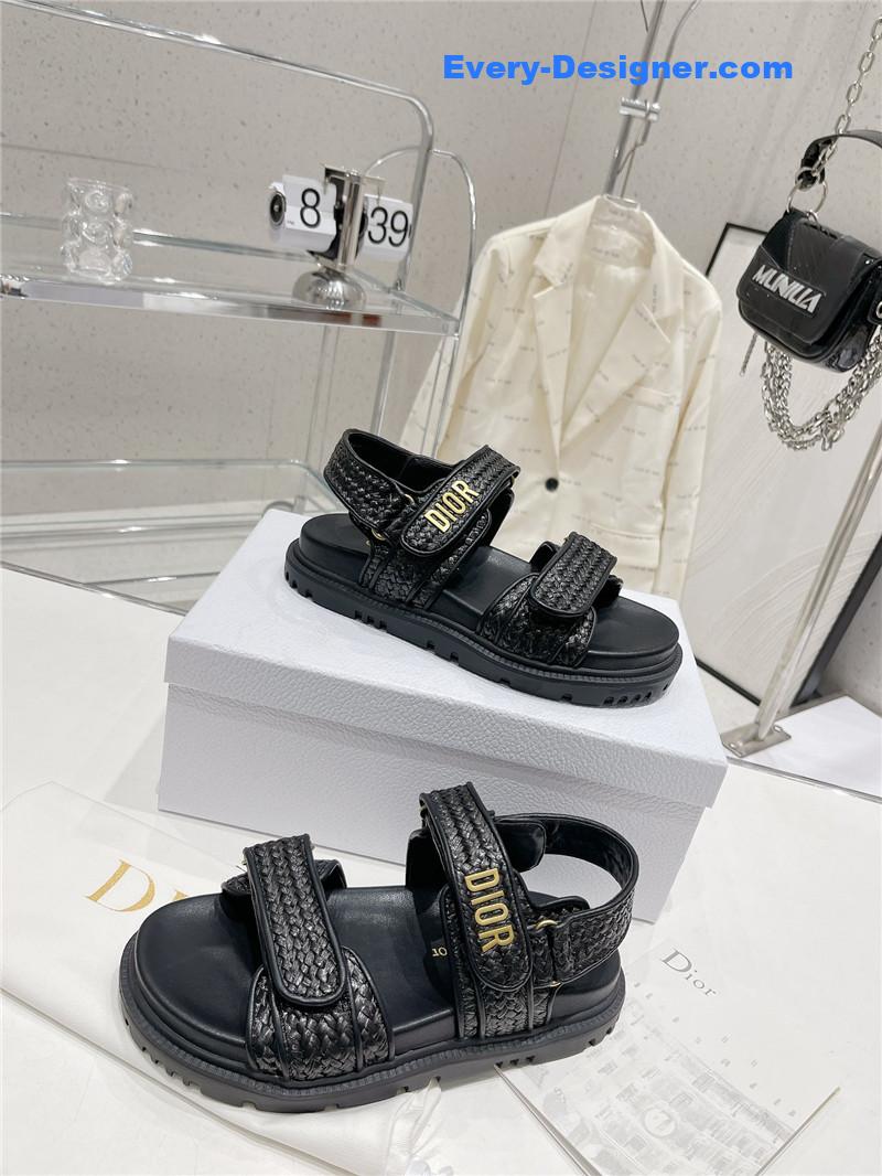 dior new color Velcro sandals and slippers