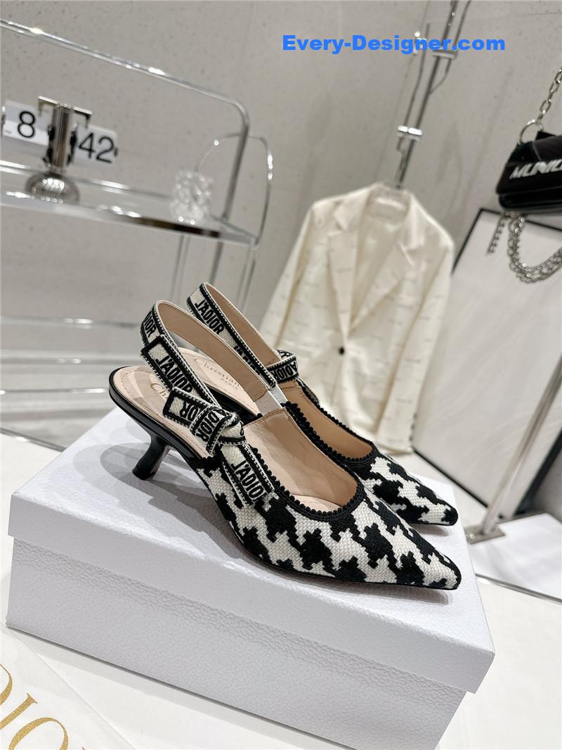 dior kitten heel high heels