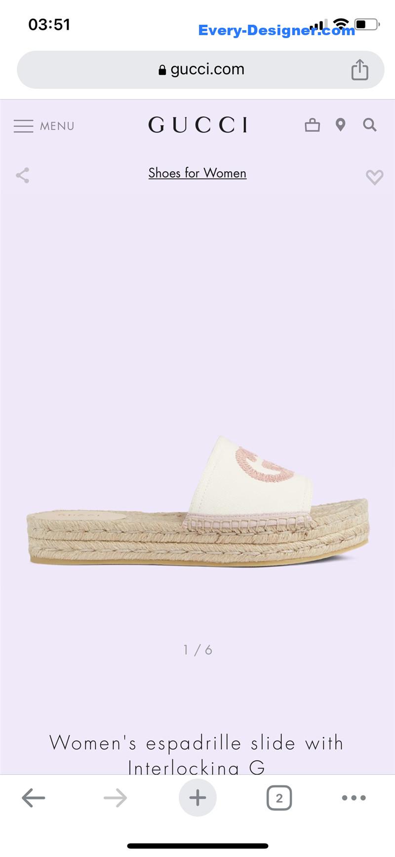 Gvc*1 espadrille slippers