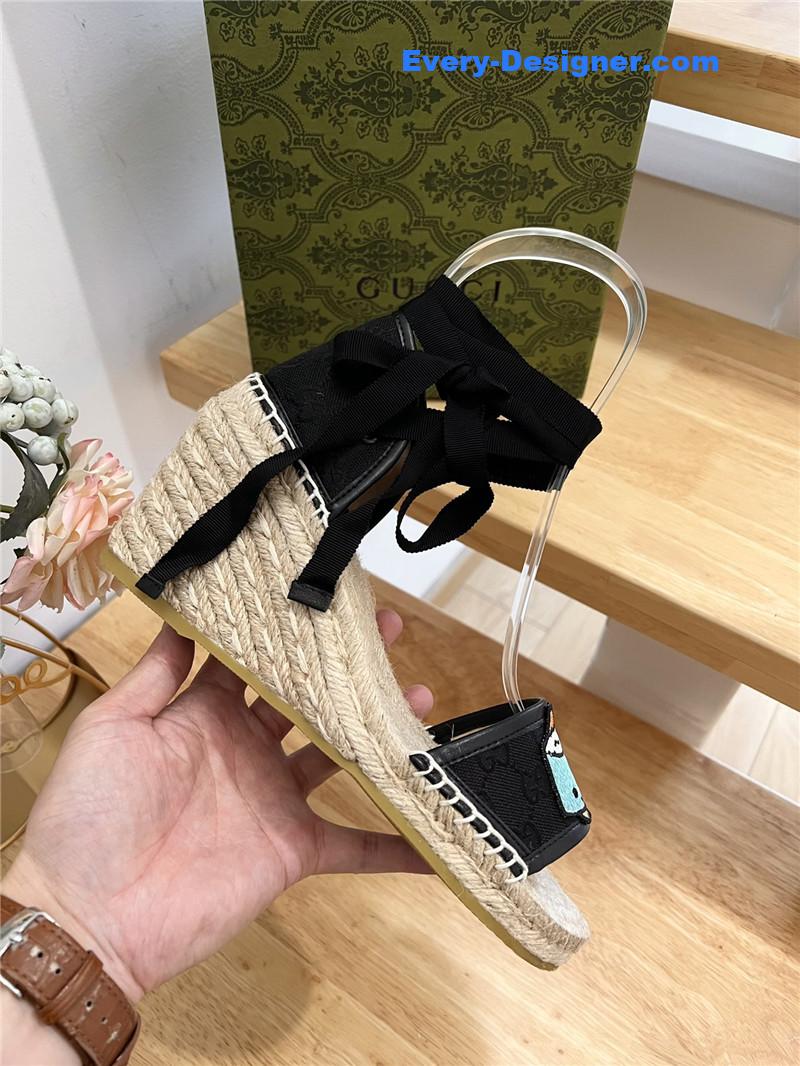 Gvc*1 espadrille wedge platform shoes